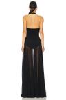 cayla flared gown
