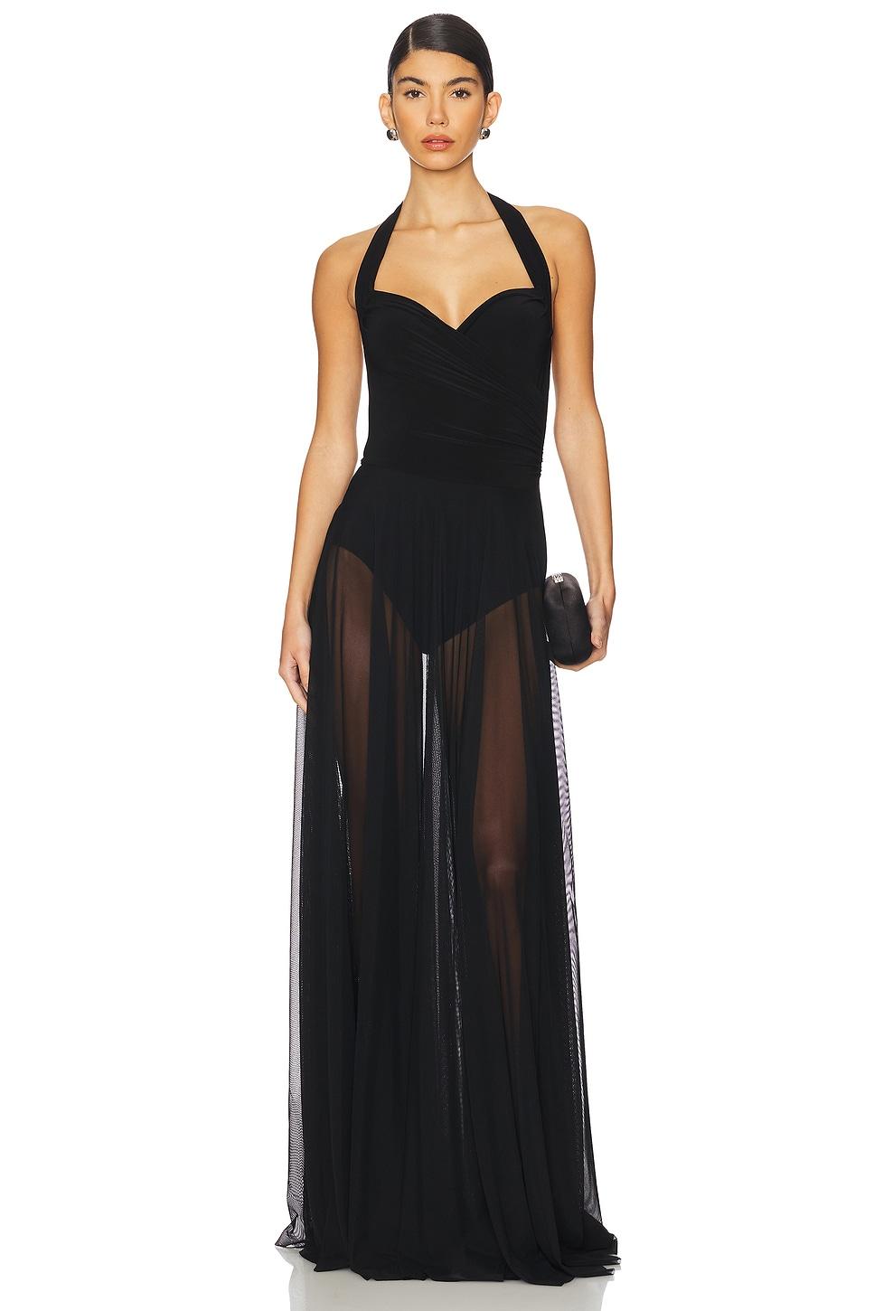 cayla flared gown