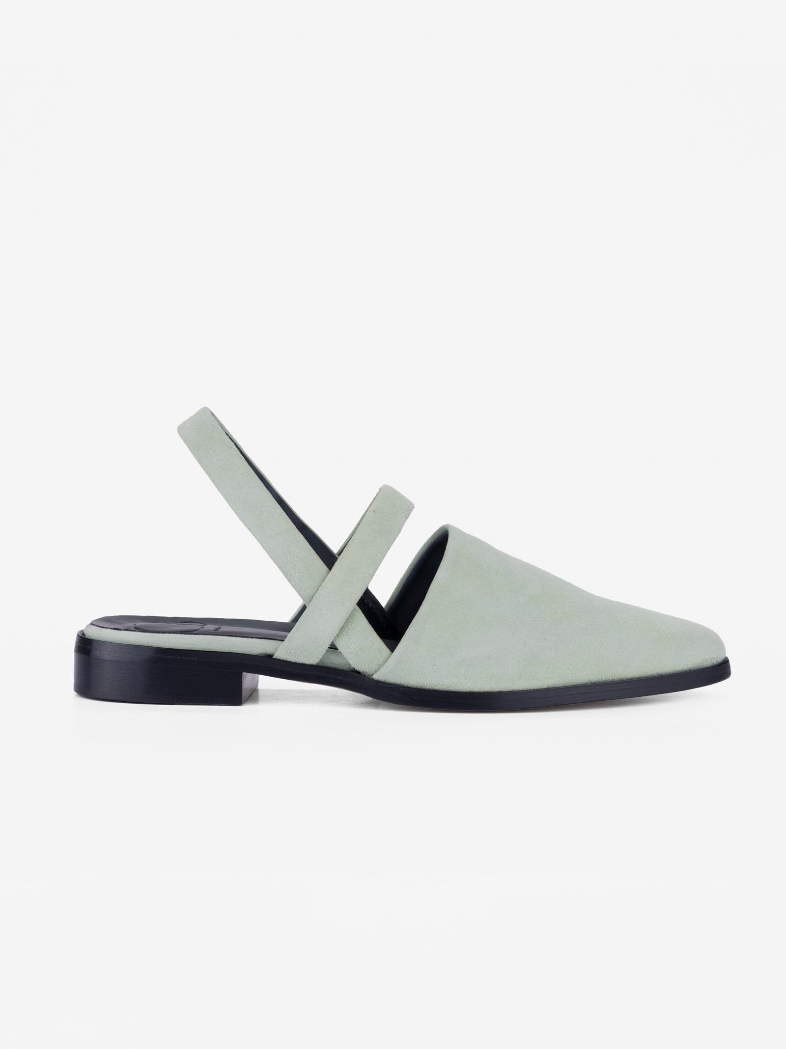 cb made in italy suede flats vega