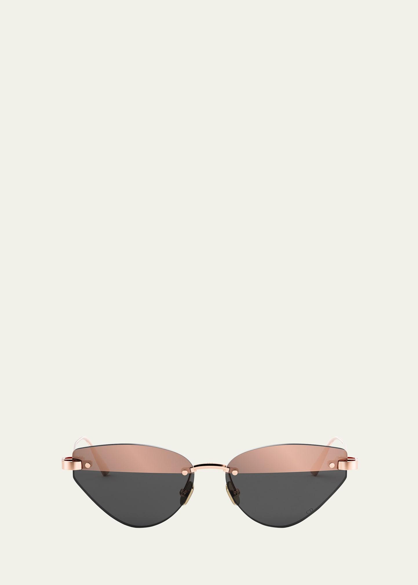 cdior b5u metal cat-eye sunglasses