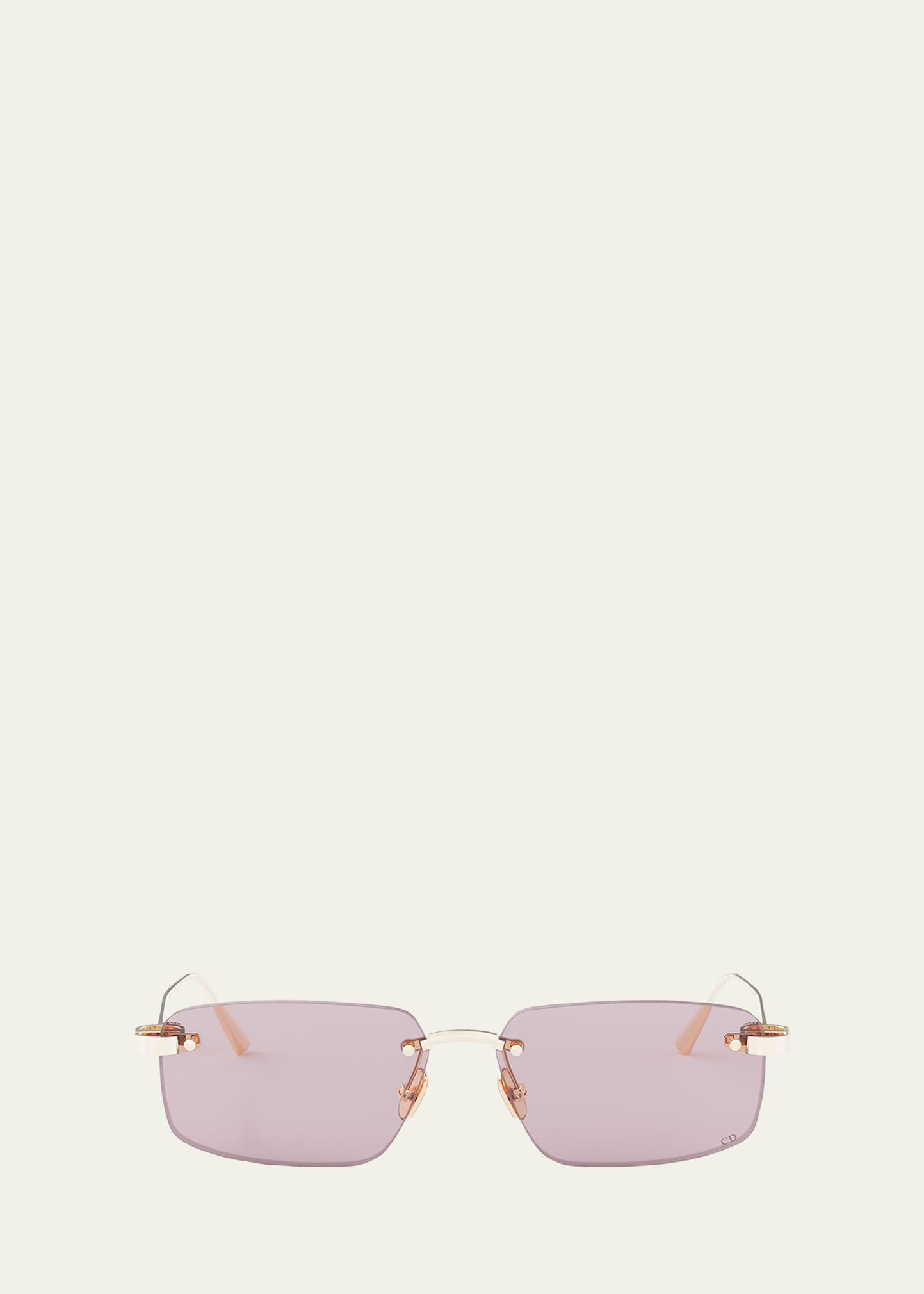cdior s4u rimless square sunglasses