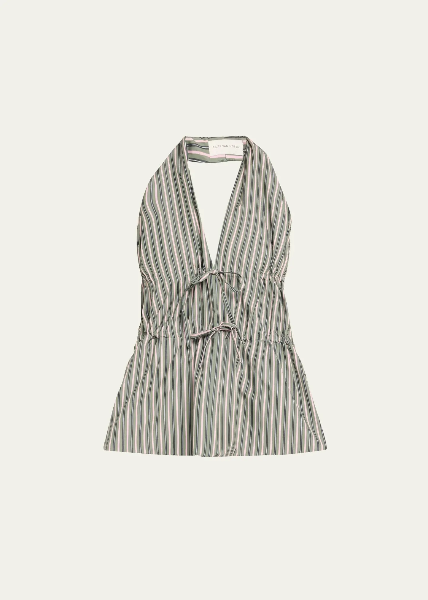 ceana striped tie halter top