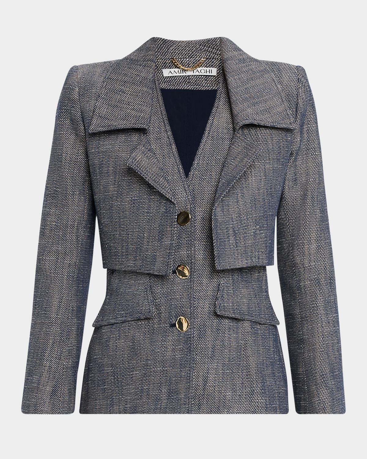 cece convertible single-breasted blazer