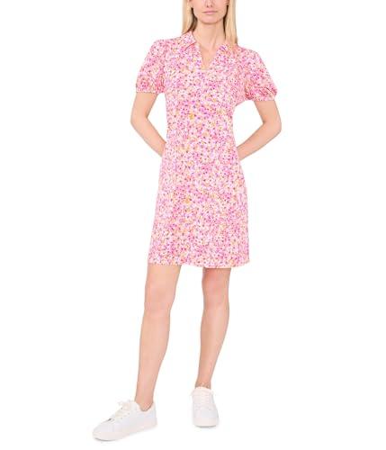 cece women's printed polo knit dress, new ivory