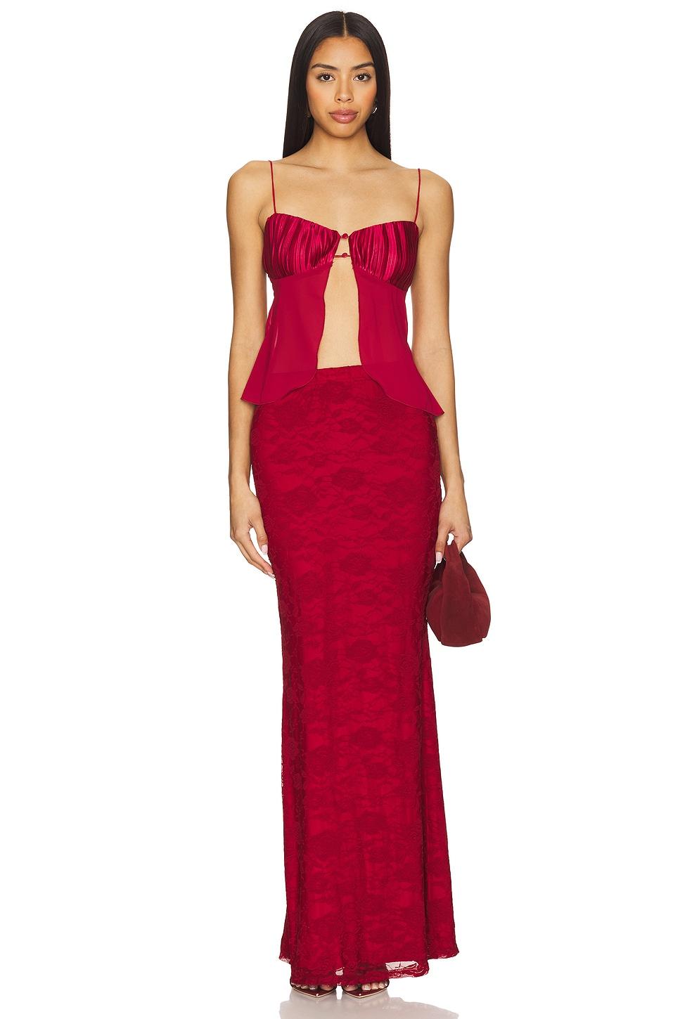 ceci maxi skirt set