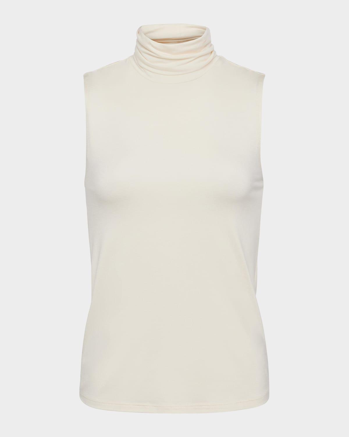 ceci sleeveless turtleneck top