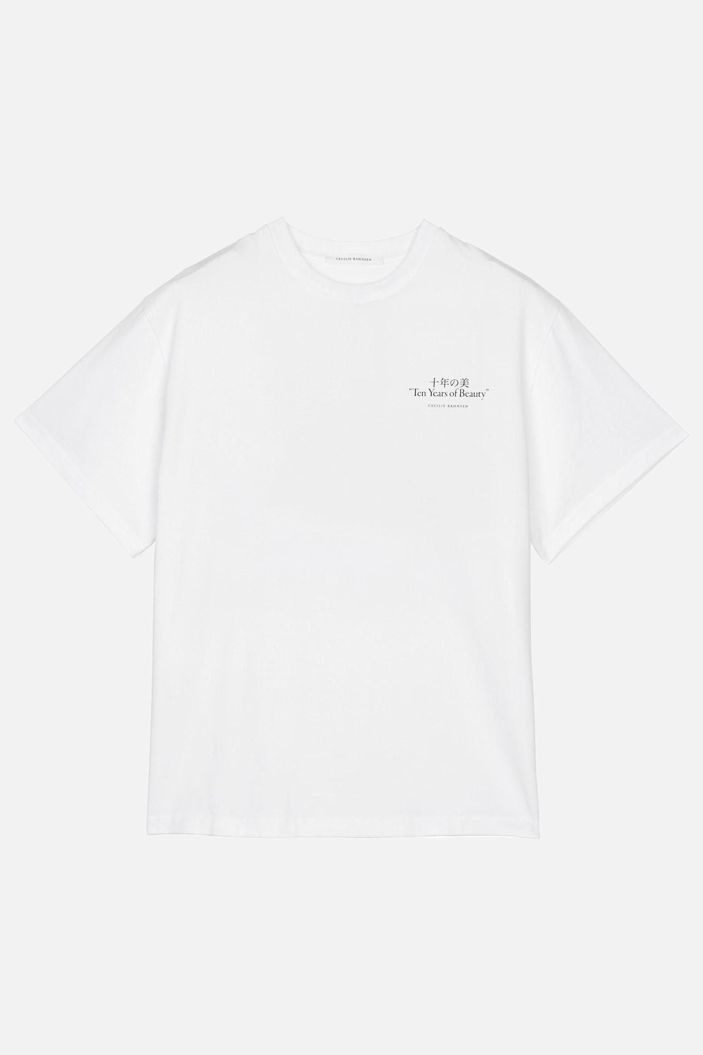 cecilie bahnsen cbdorothy t-shirt printed jersey