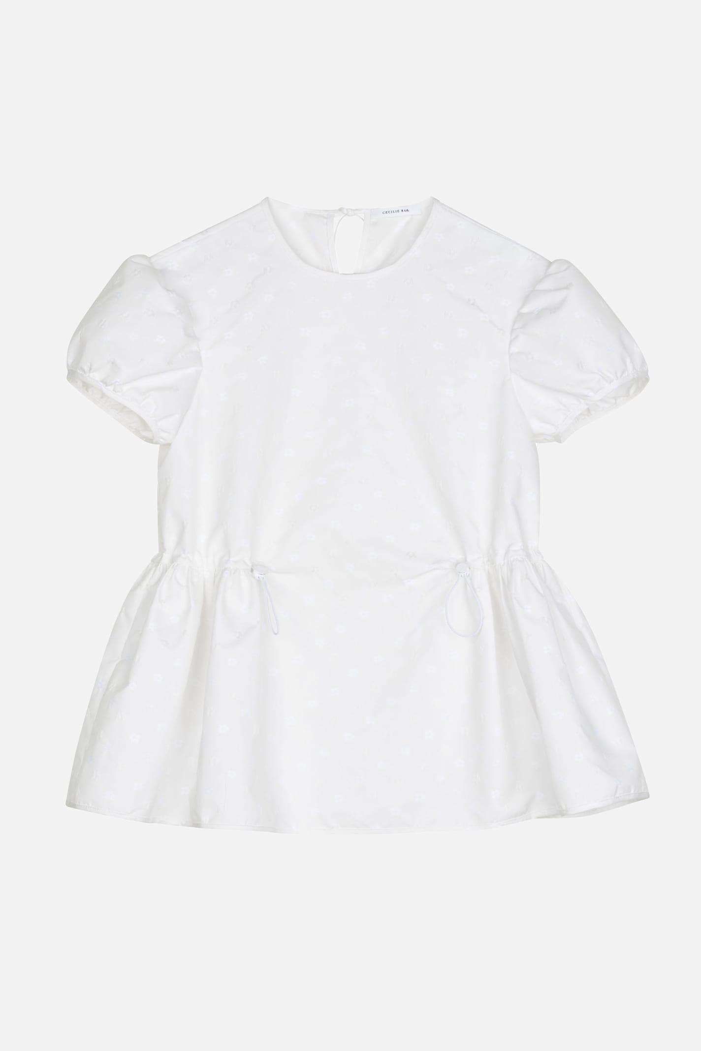 cecilie bahnsen chiara top iris jaccquard