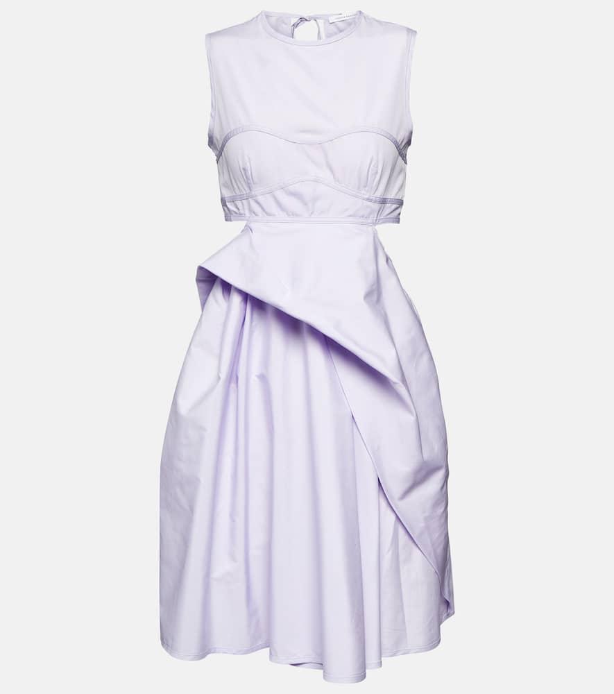 cecilie bahnsen seero cutout cotton minidress