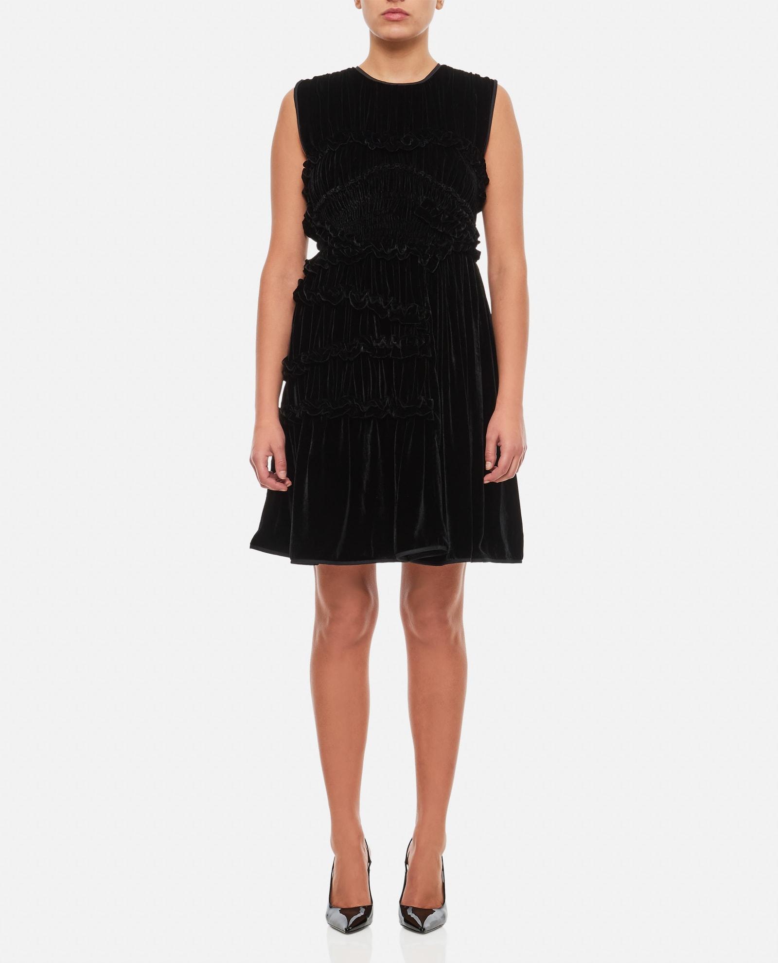 cecilie bahnsen uki sleeveless velvet dress