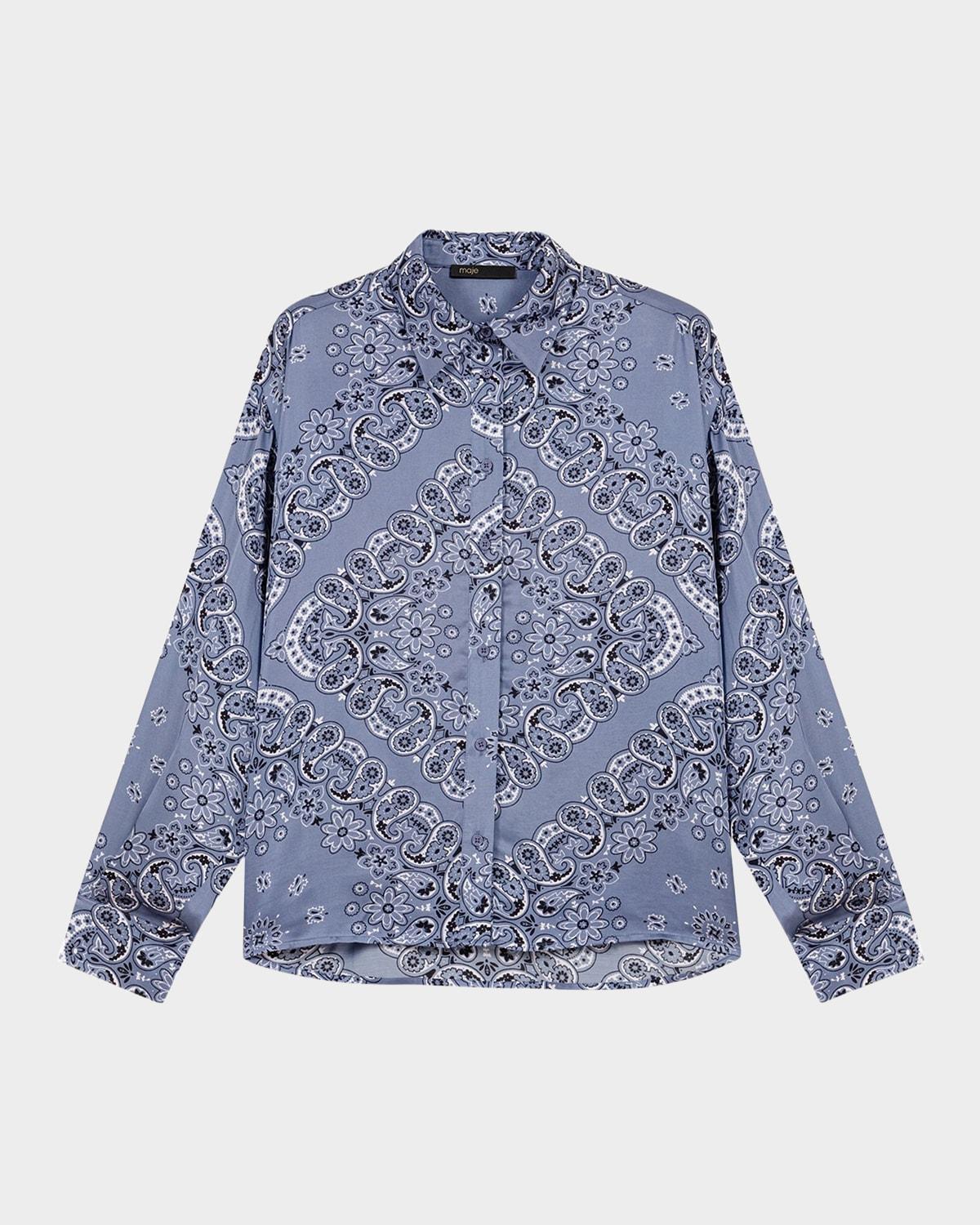 cedana flowing bandana shirt