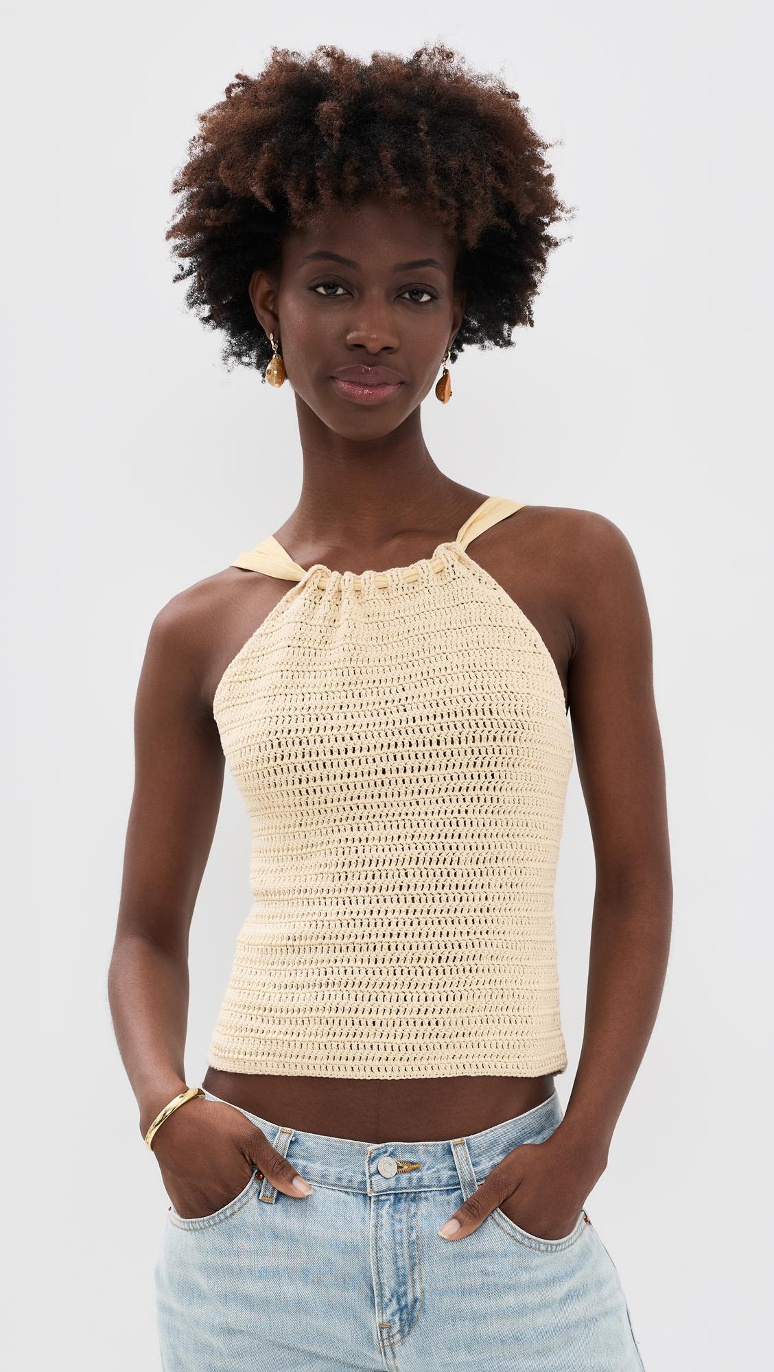 cedric crochet tank top