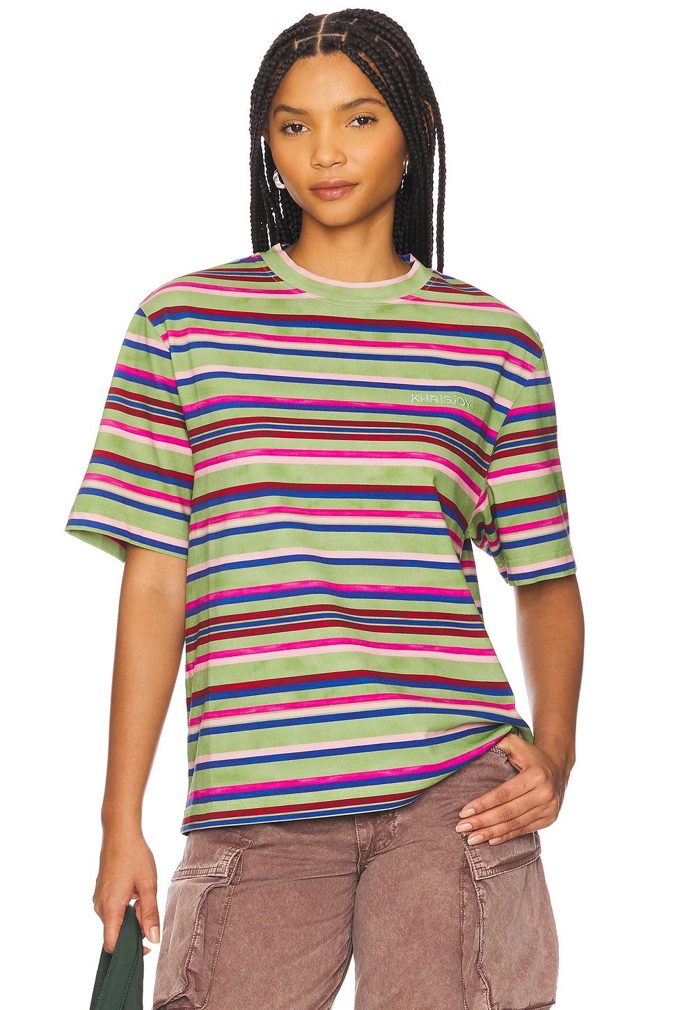 celeste stripes tee