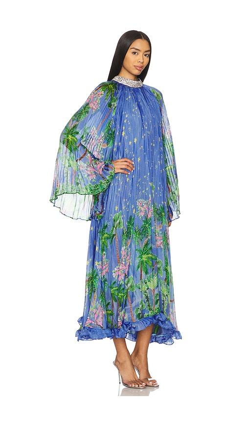 celiab earth dress in blue.