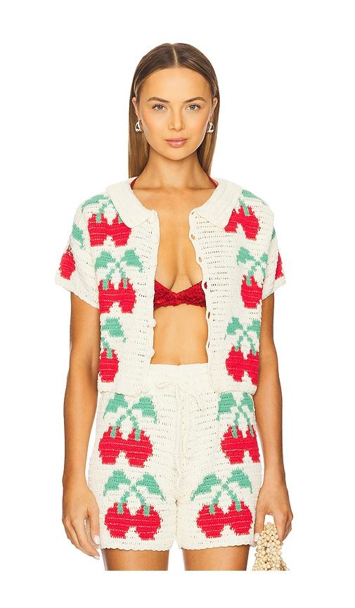 celiab x revolve top in ivory.