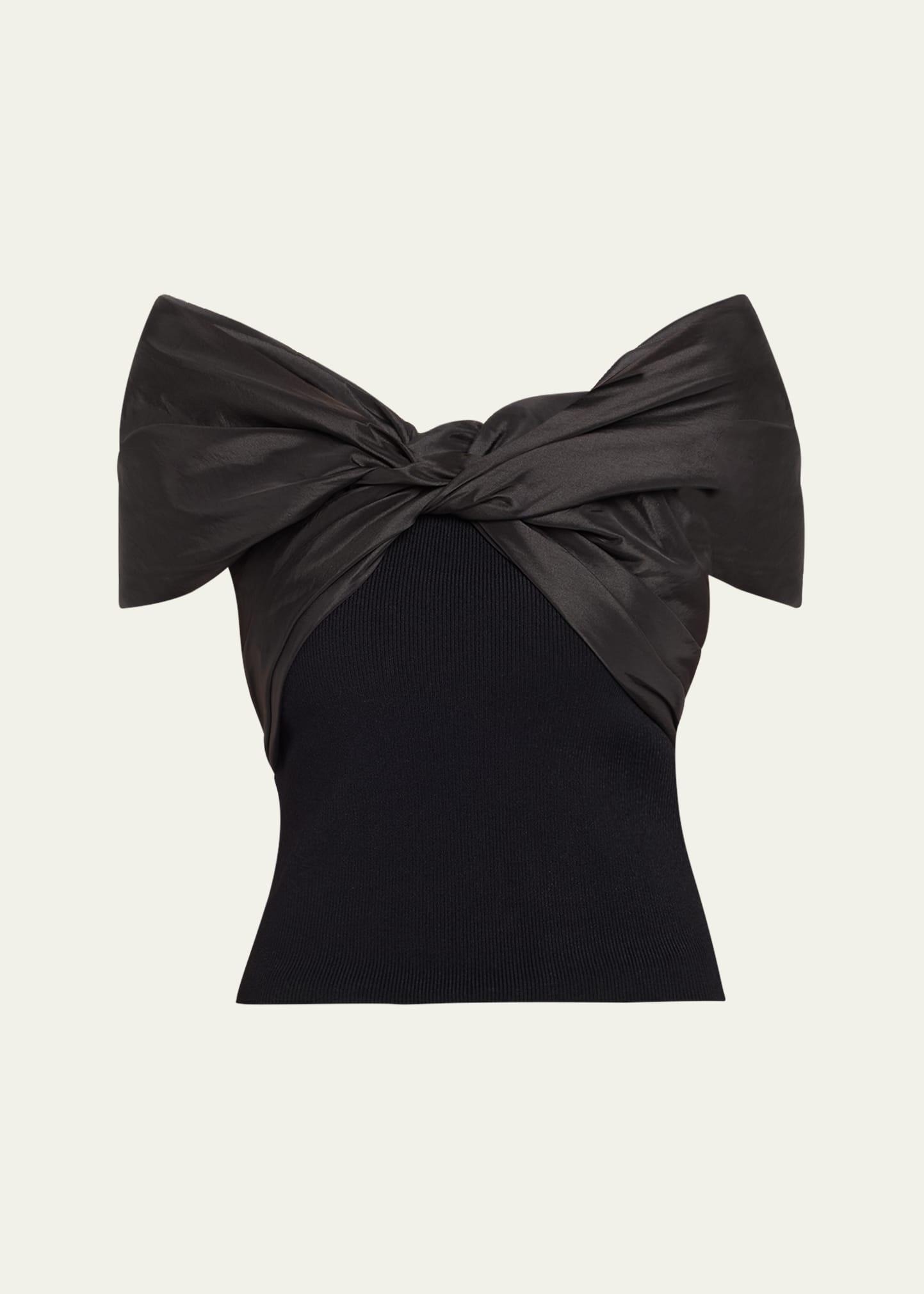 celiana combo off-the-shoulder top