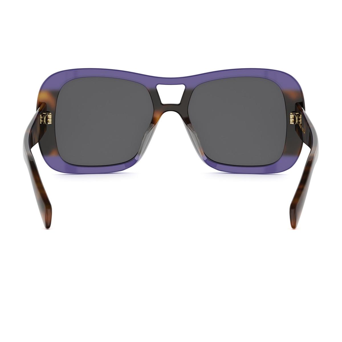 celine cl40331u triomphe 56a viola-havana acetate occhiali da sole - women