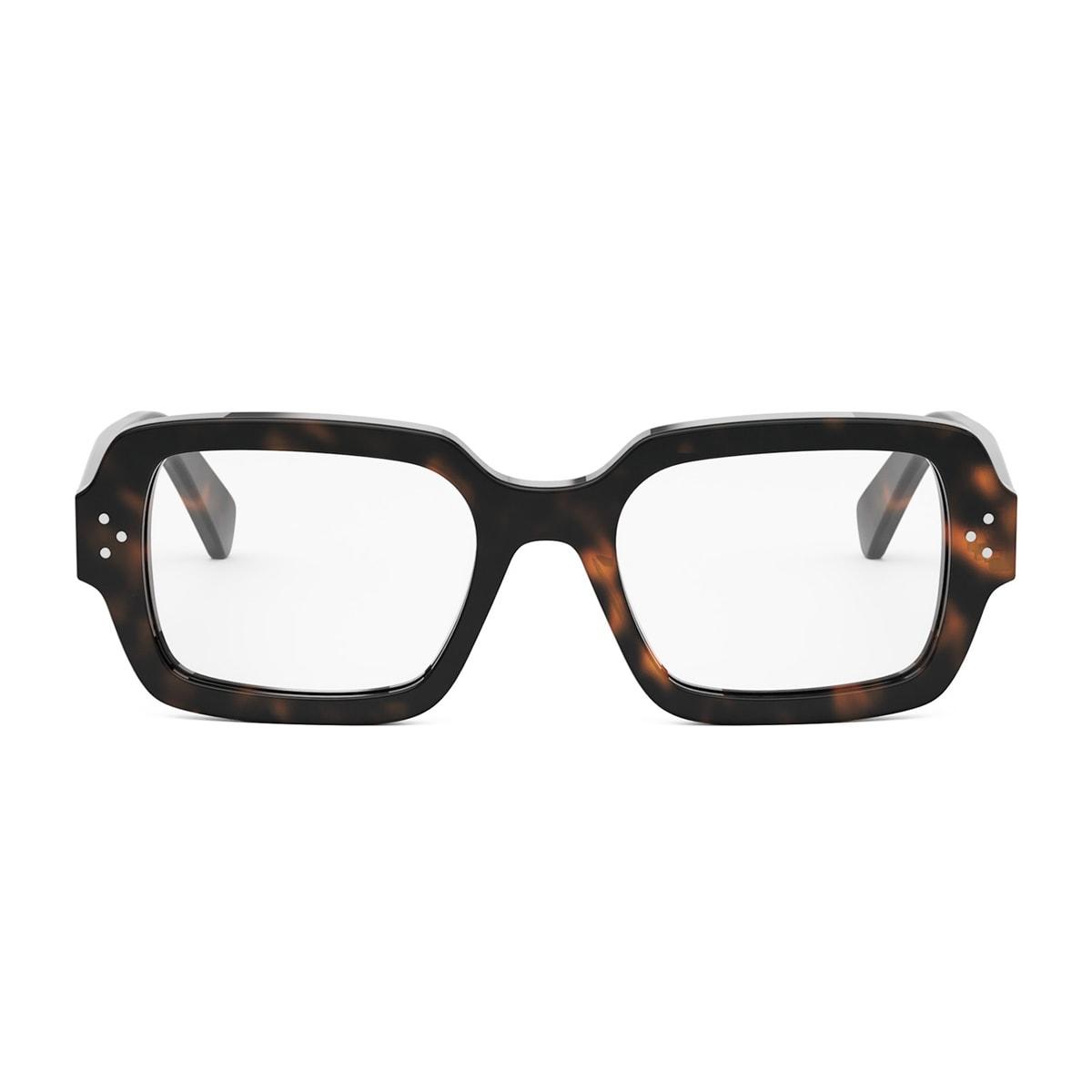 celine cl50147i celine 3 dots 052 dark havana glasses