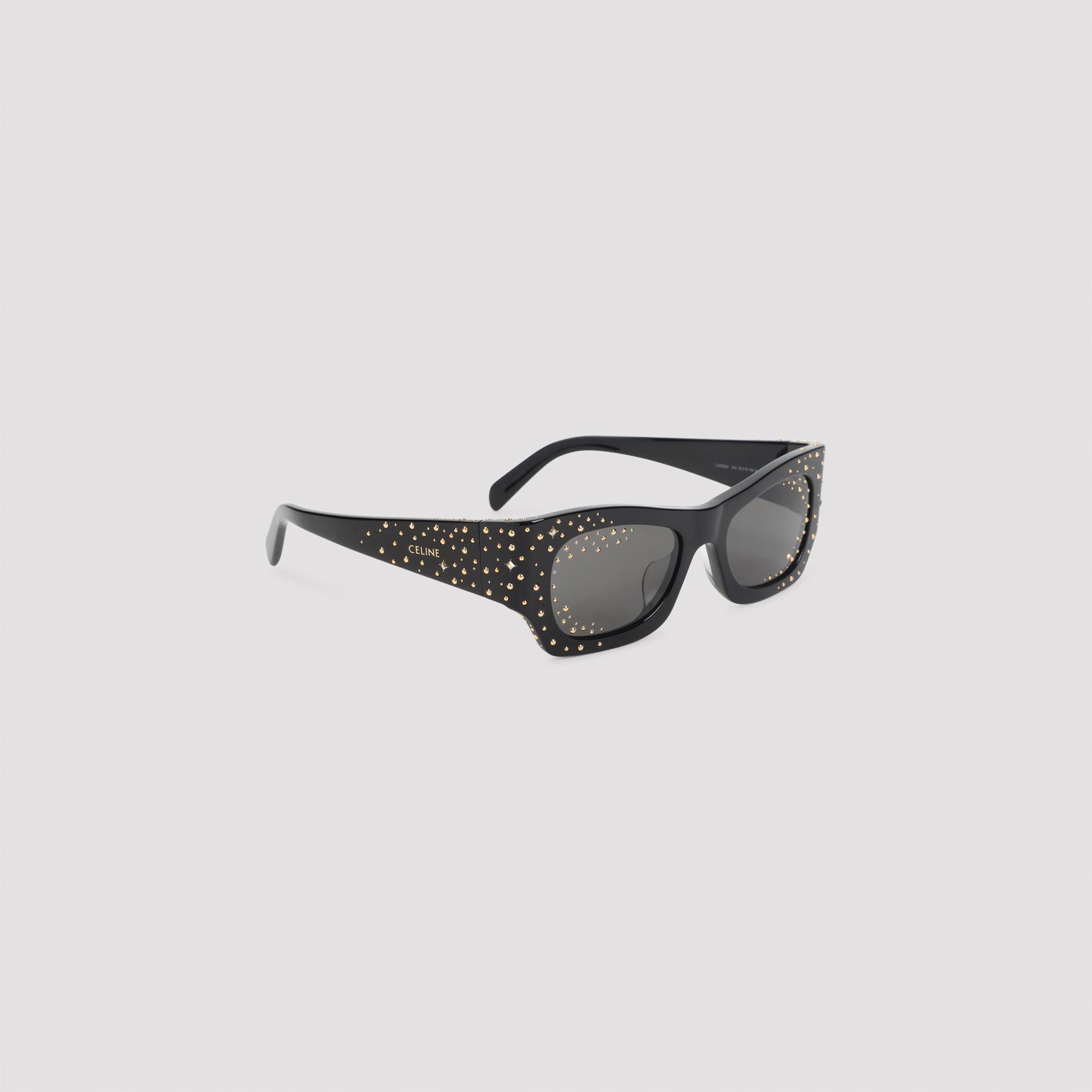 celine graphic s333 sunglasses black acetate crystals glasses - women