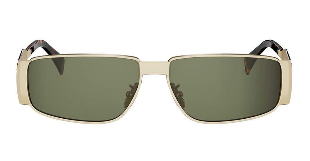 celine metal triomphe cl40325u - gold sunglasses