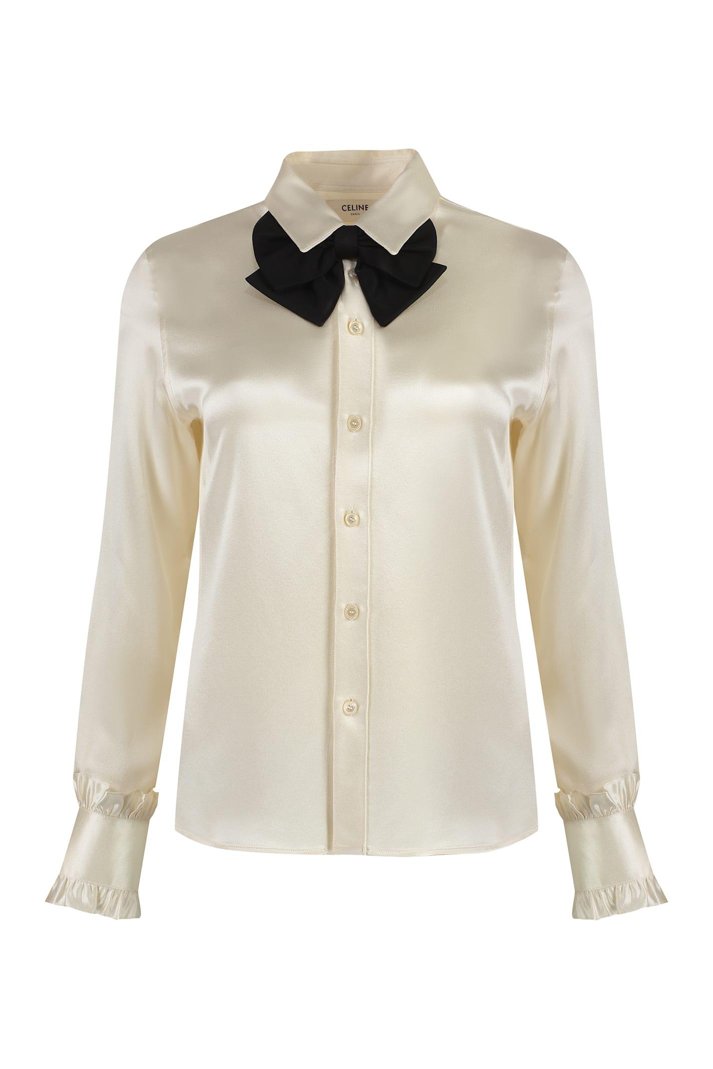 celine romy silk shirt