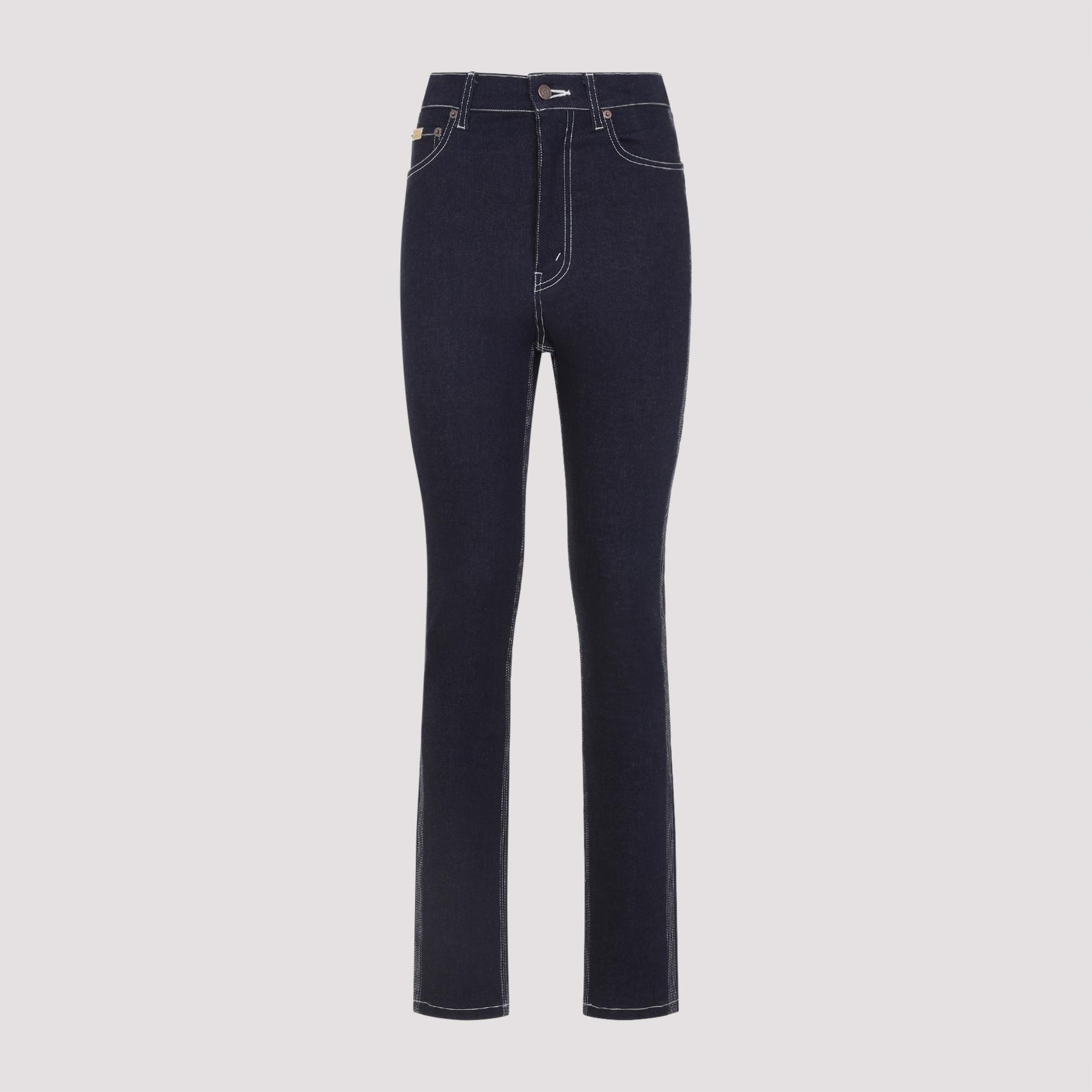 celine skinny 001 jeans blue cotton polyurethane - women