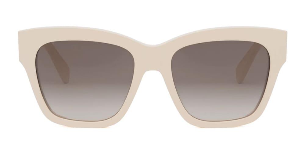 celine triomphe cl40253i - white sunglasses