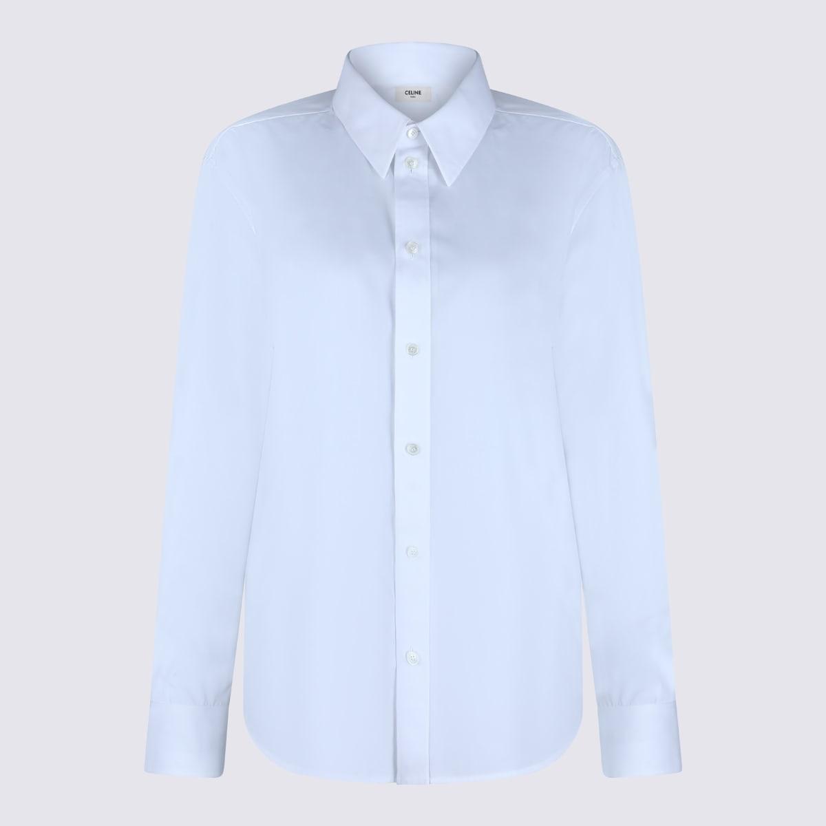 celine white cotton shirt
