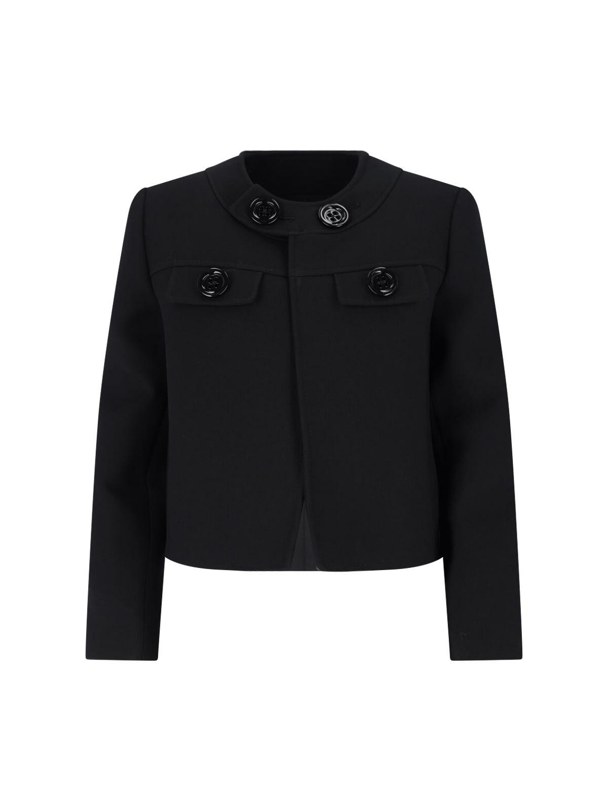 celine wool jacket with maxi buttons