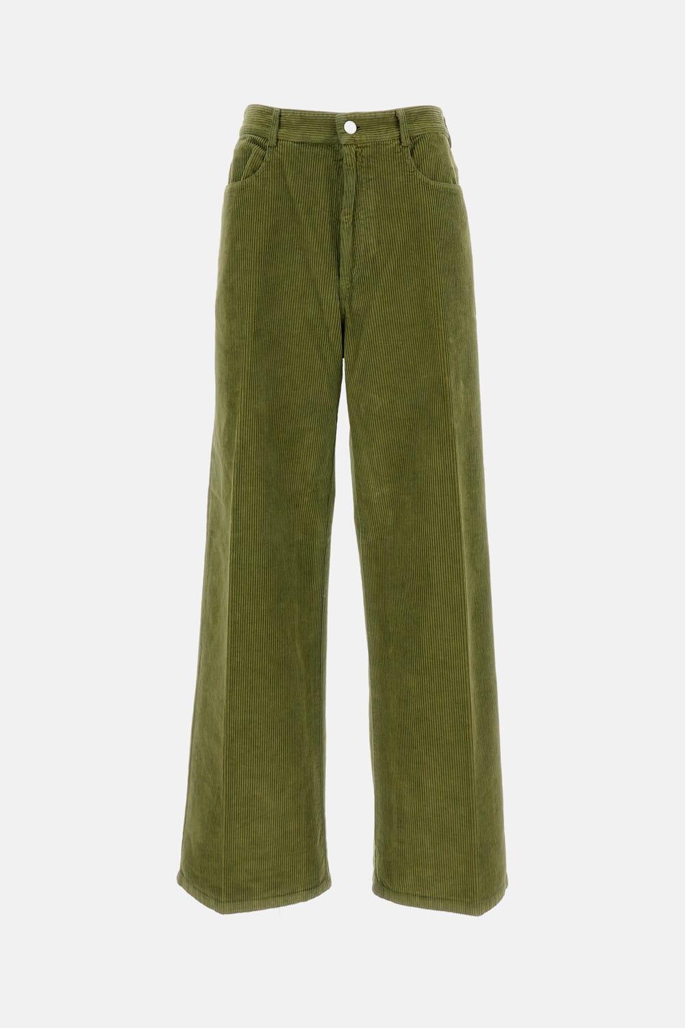 cellar door ribbed trousers