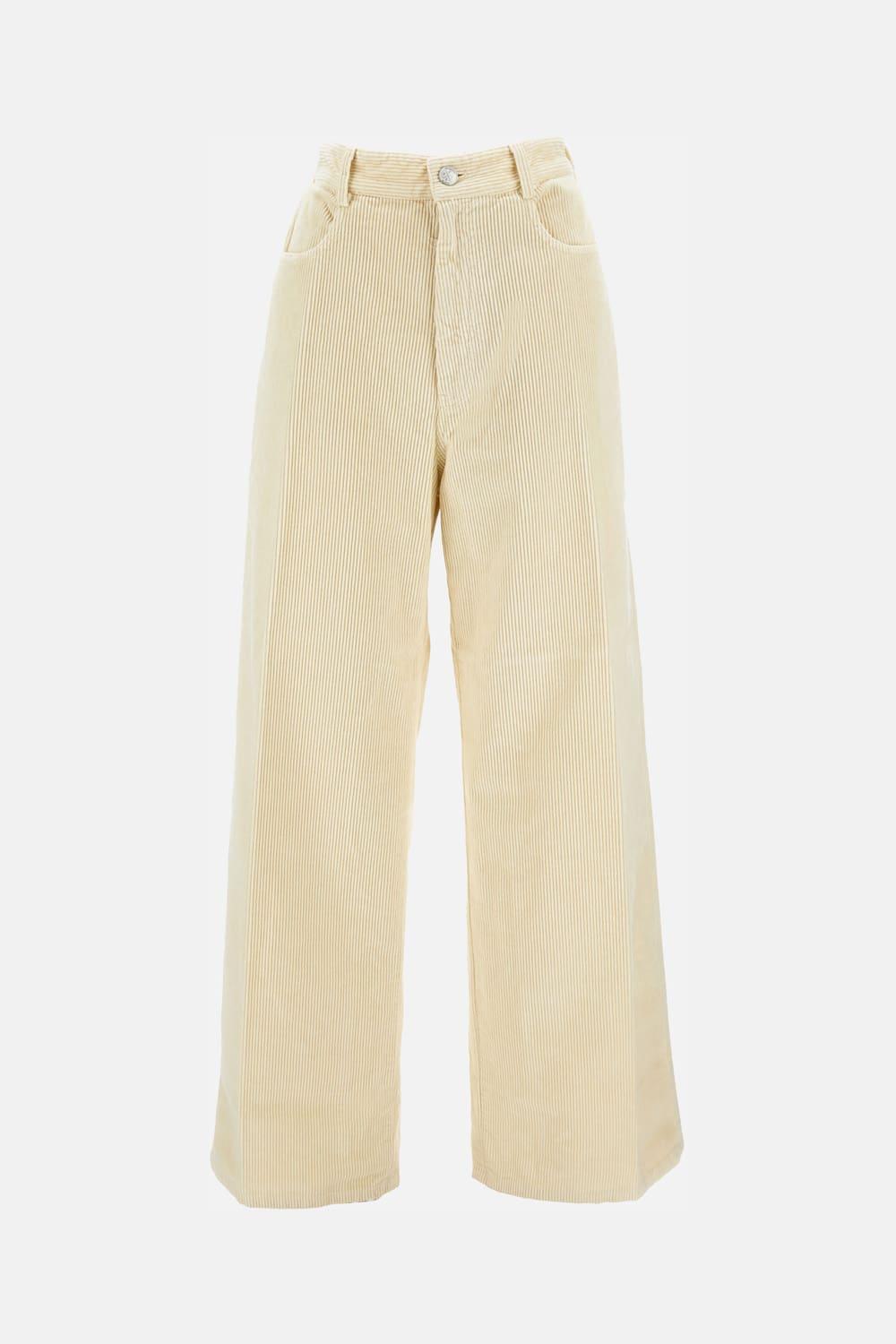 cellar door ribbed trousers