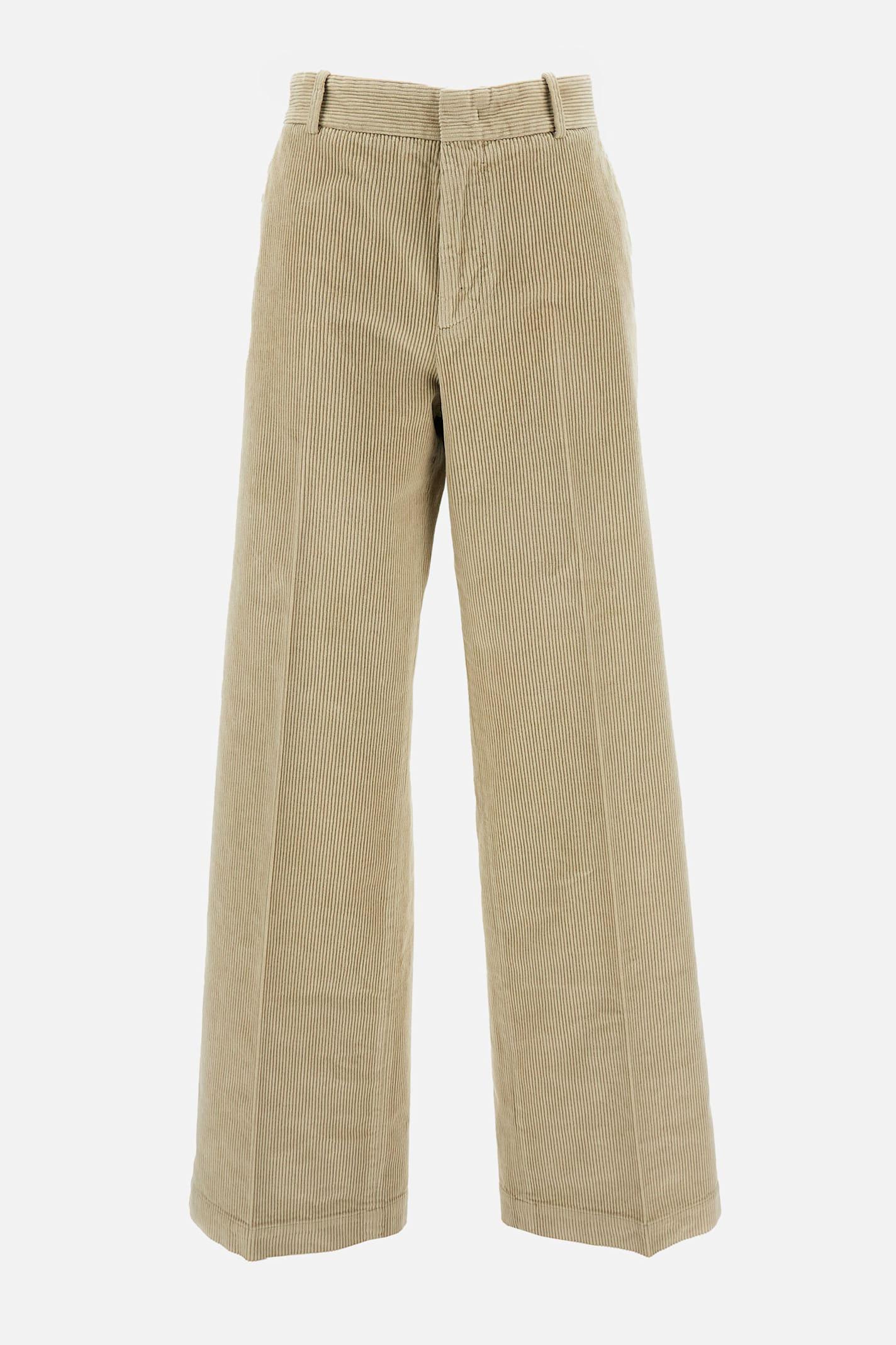 cellar door ribbed trousers