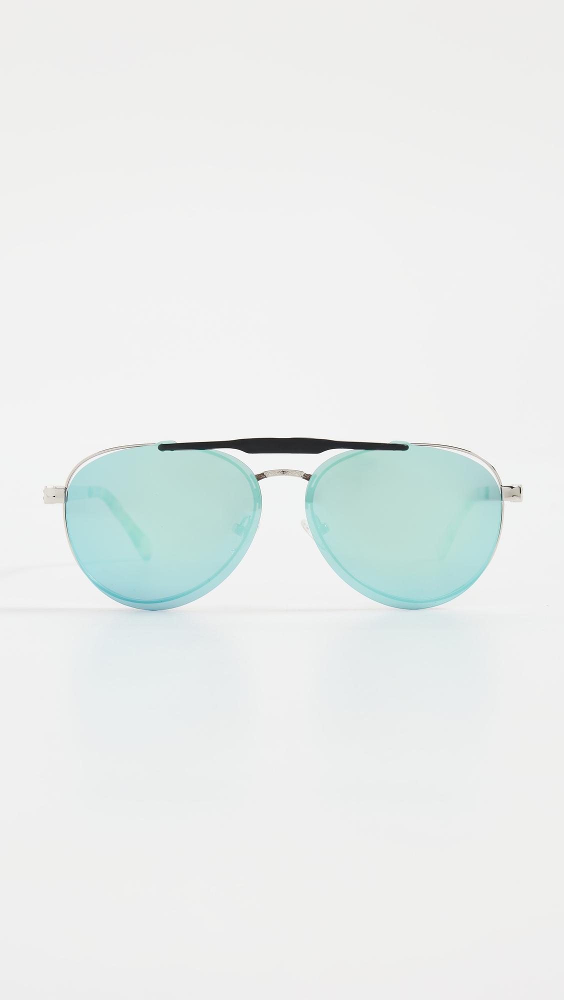 celofis silver metal sunglasses