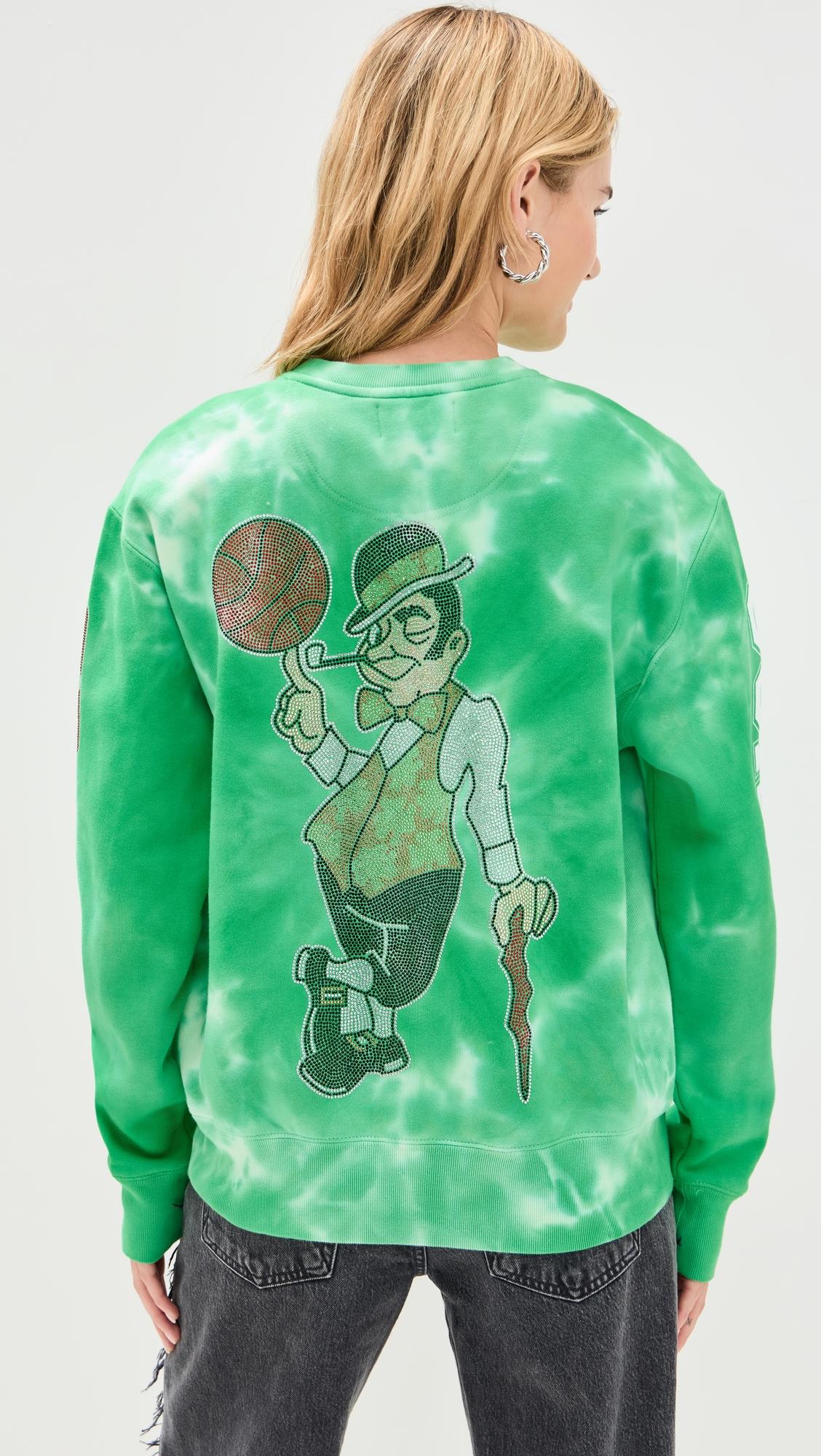 celtics team crew sweatshirt