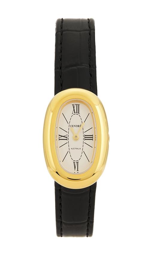 cendre bridgette watch in black.