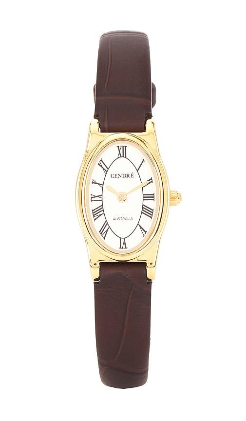 cendre emmeline watch in metallic gold.