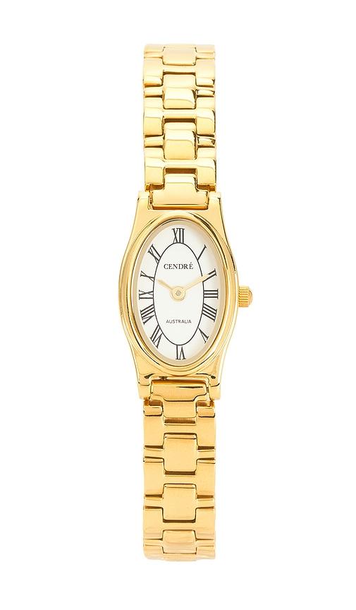 cendre emmeline watch in metallic gold.