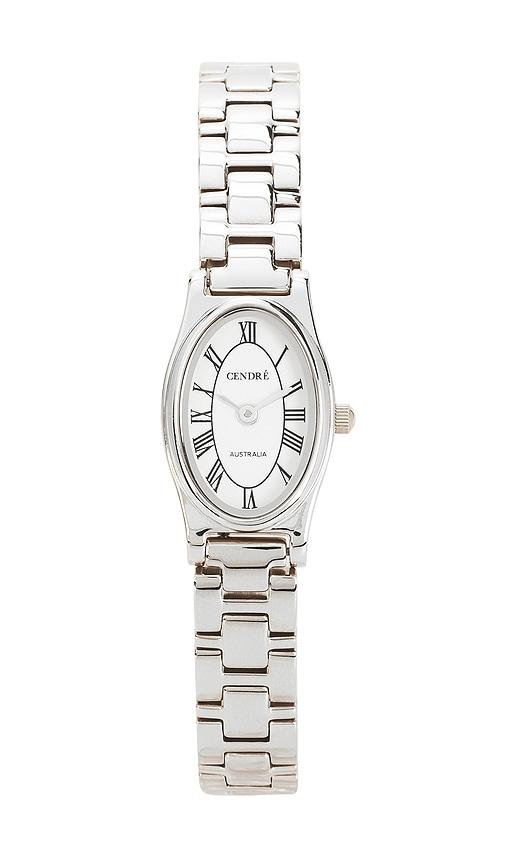 cendre emmeline watch in metallic silver.