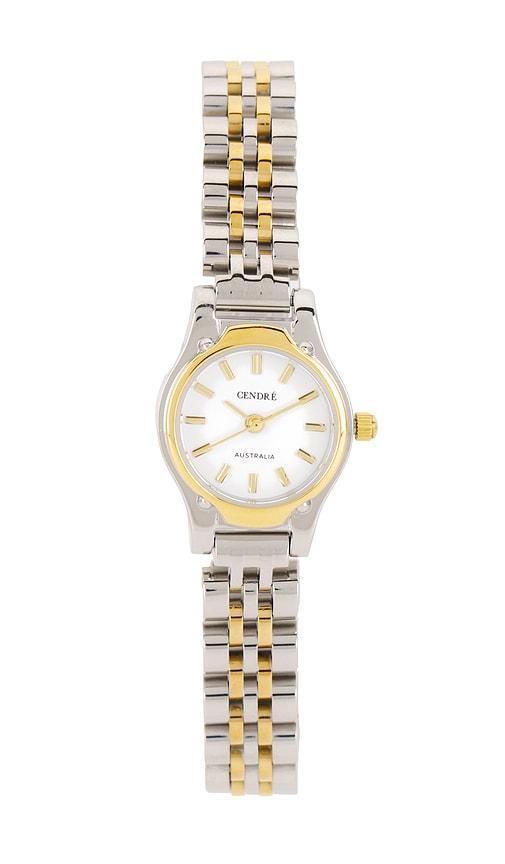 cendre isobel watch in metallic silver.
