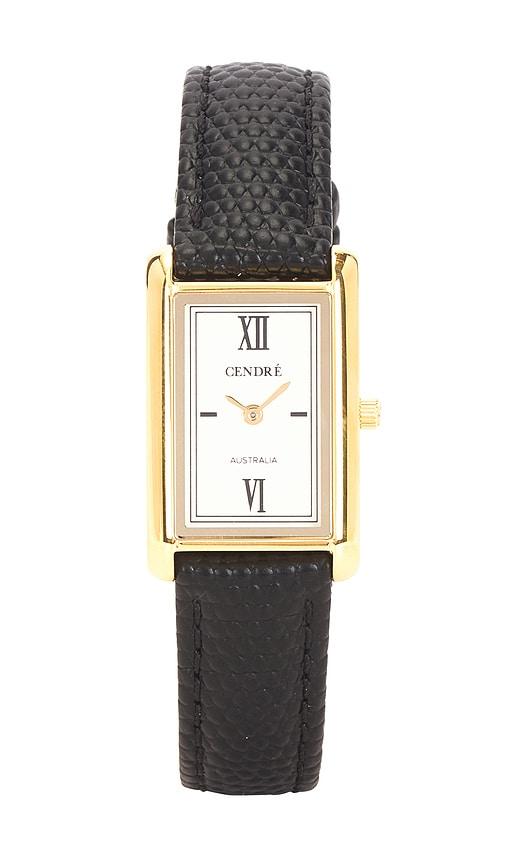cendre kelly watch in metallic gold.
