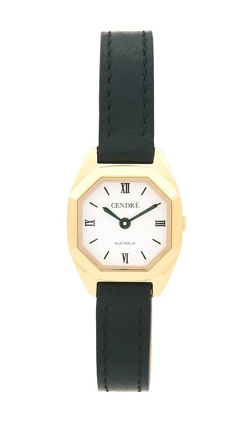 cendre kensington watch in black.