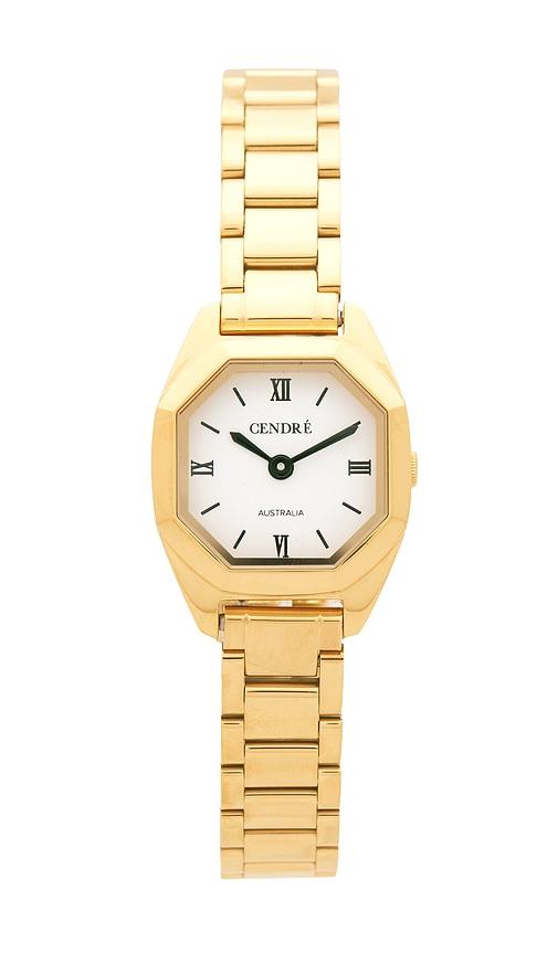 cendre kensington watch in metallic gold.