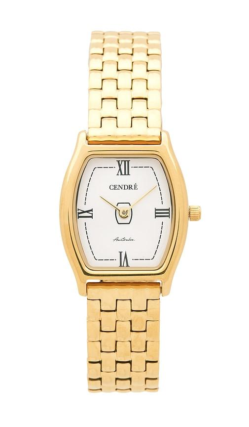 cendre london watch in metallic gold.