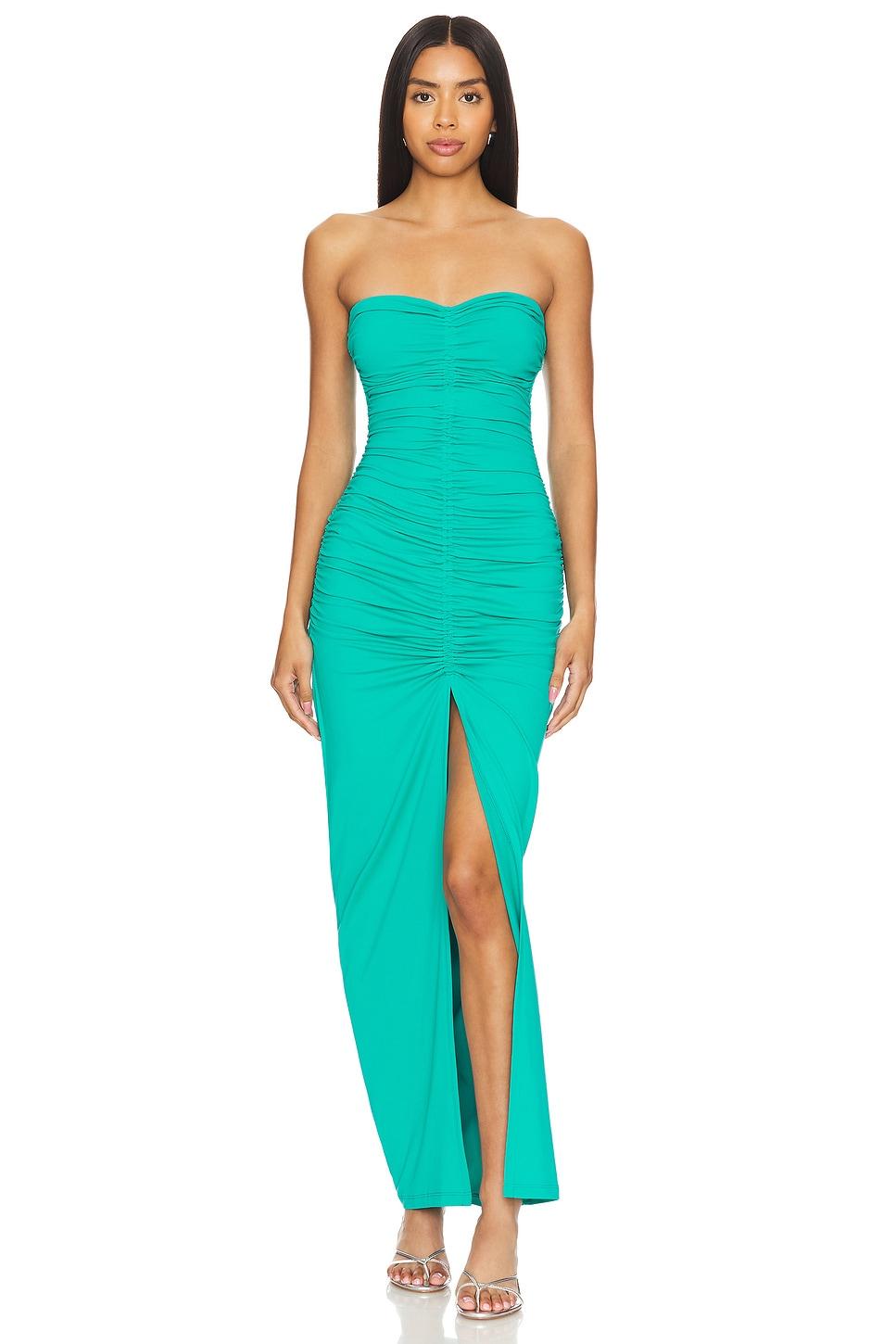 center gathered tube dress