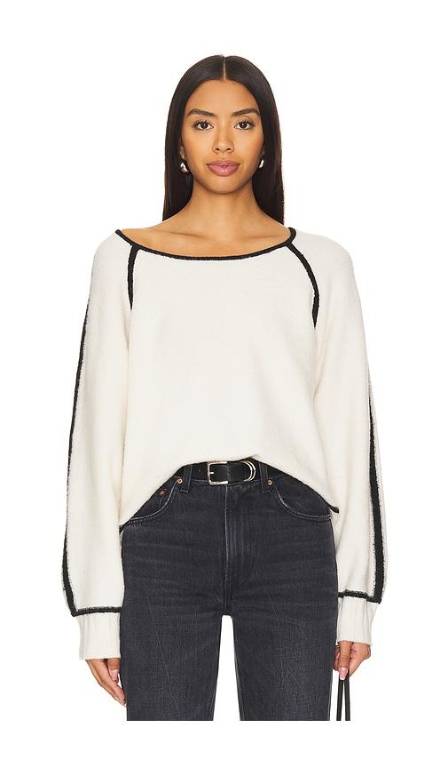central park west billie raglan sweater in ivory.
