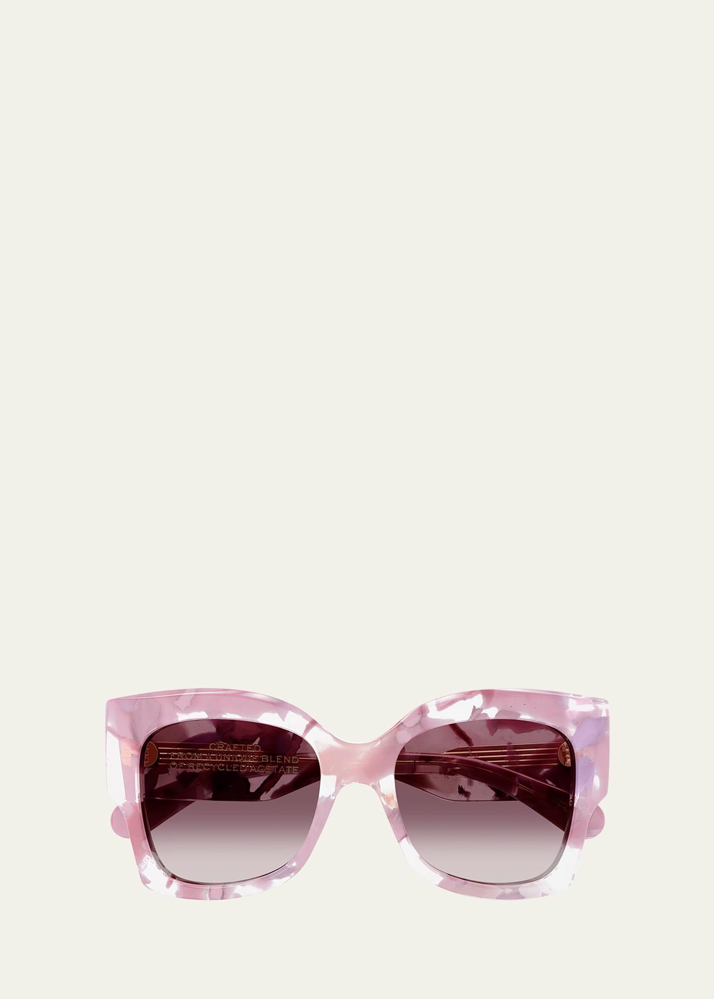 ch0252s butterfly gradiant acetate sunglasses