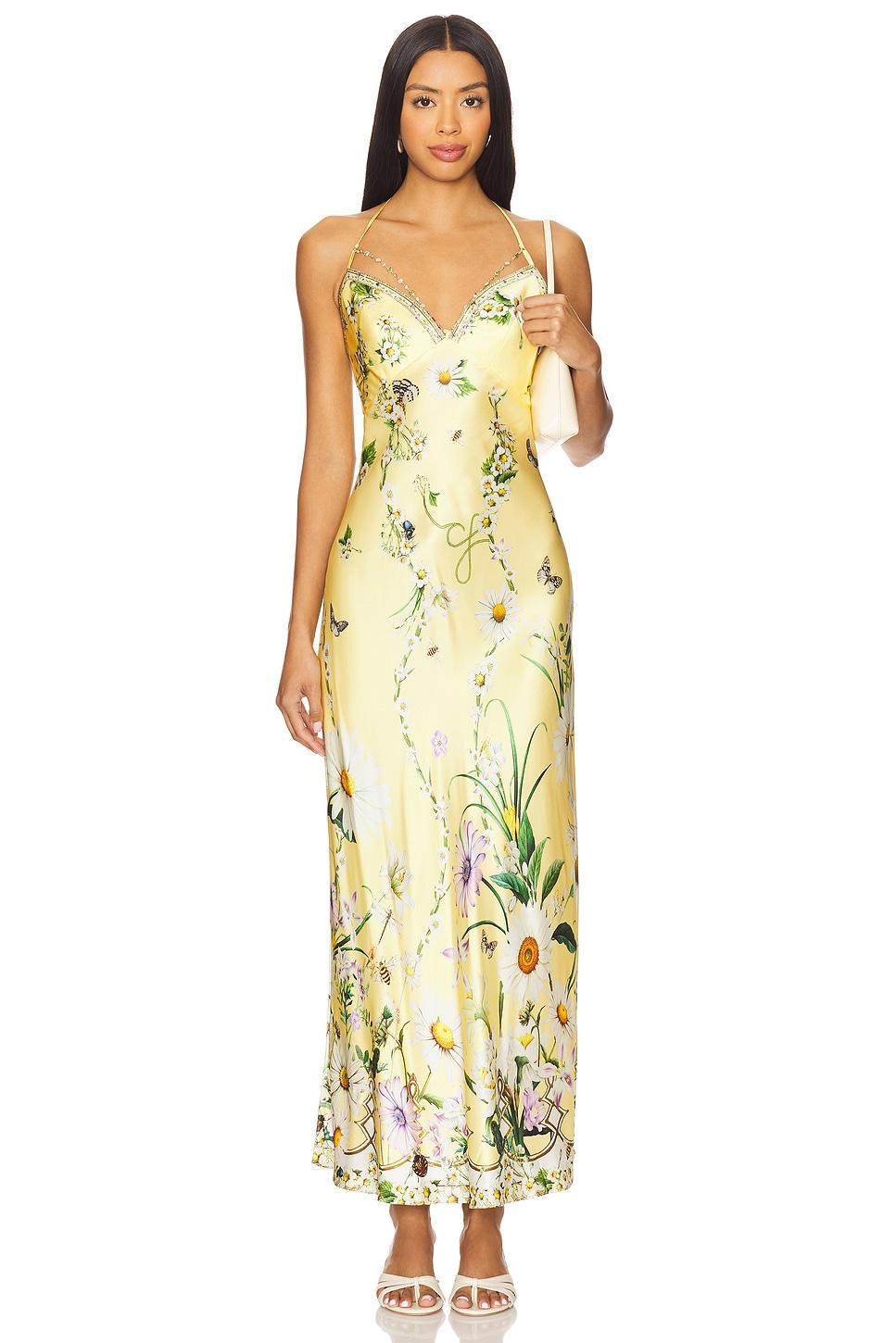 chain detail slip dress