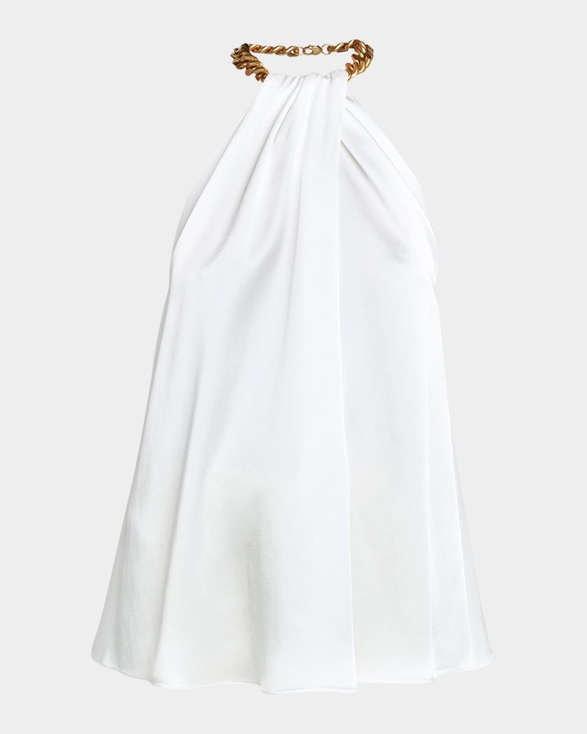 chain halterneck top