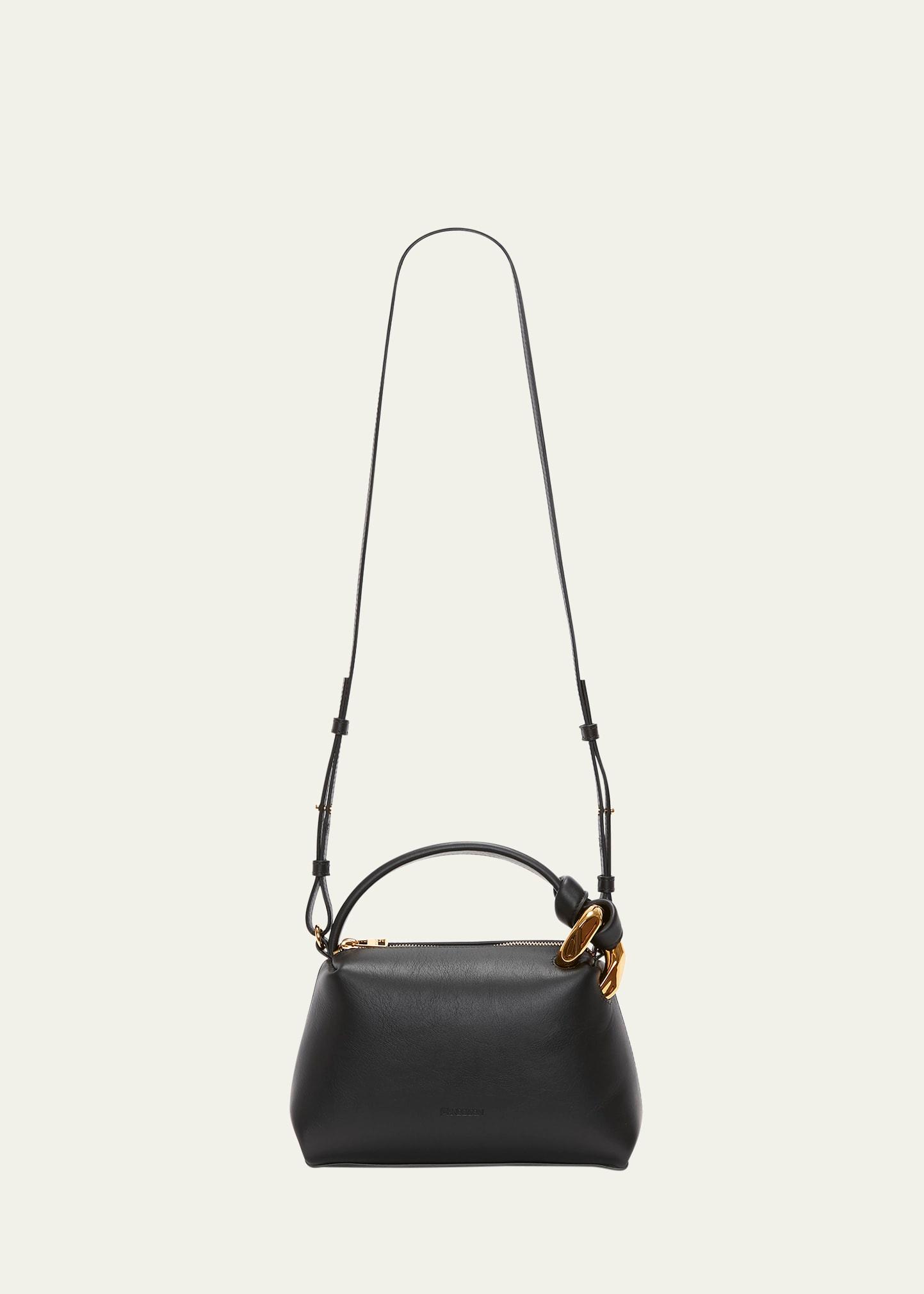 chain leather crossbody bag