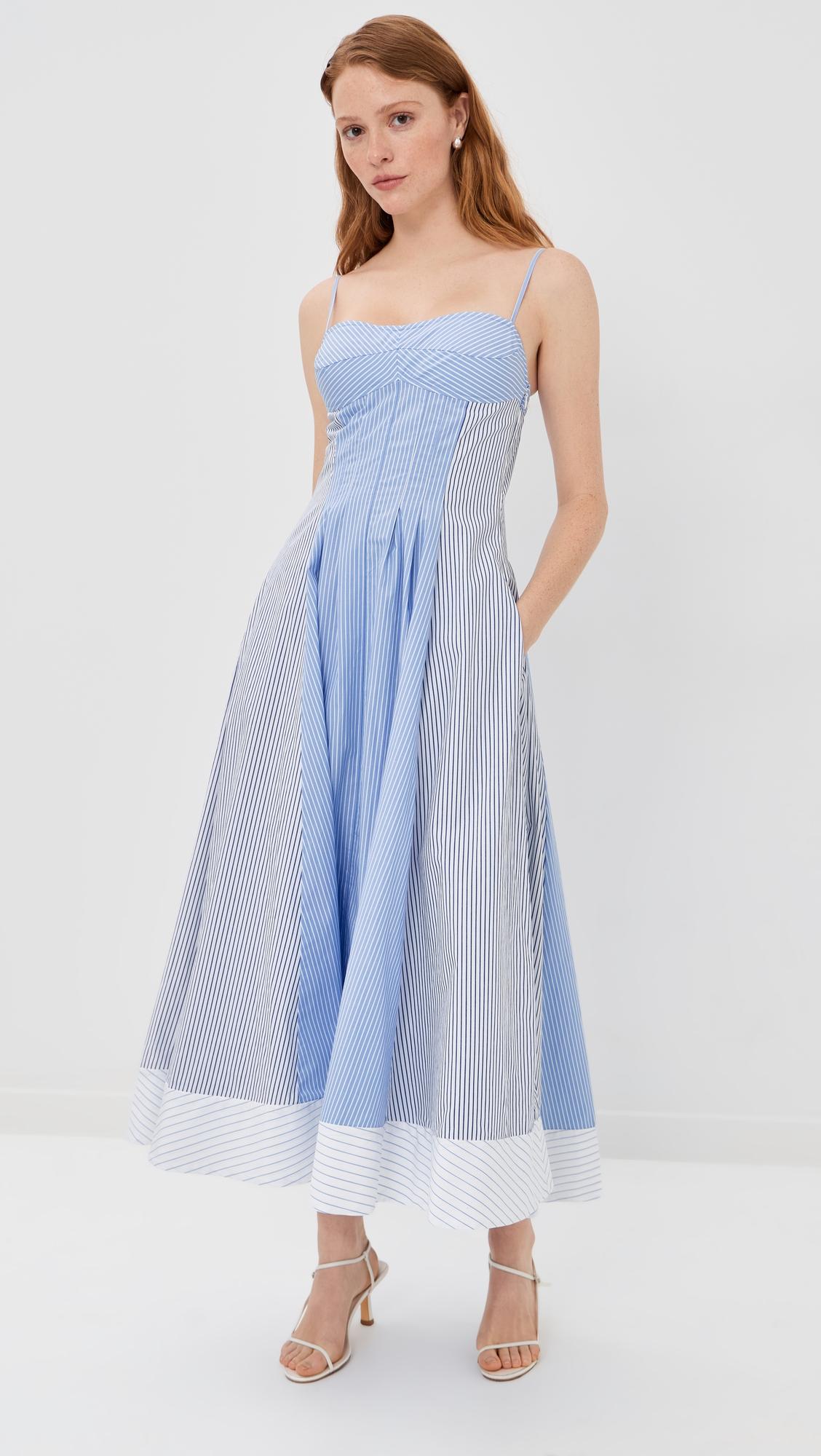 chamberlain cotton midi dress